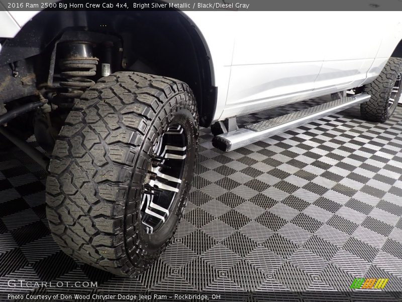 Bright Silver Metallic / Black/Diesel Gray 2016 Ram 2500 Big Horn Crew Cab 4x4