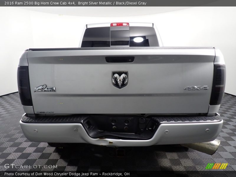 Bright Silver Metallic / Black/Diesel Gray 2016 Ram 2500 Big Horn Crew Cab 4x4