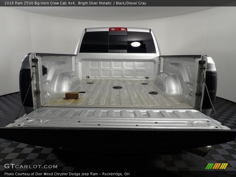 Bright Silver Metallic / Black/Diesel Gray 2016 Ram 2500 Big Horn Crew Cab 4x4