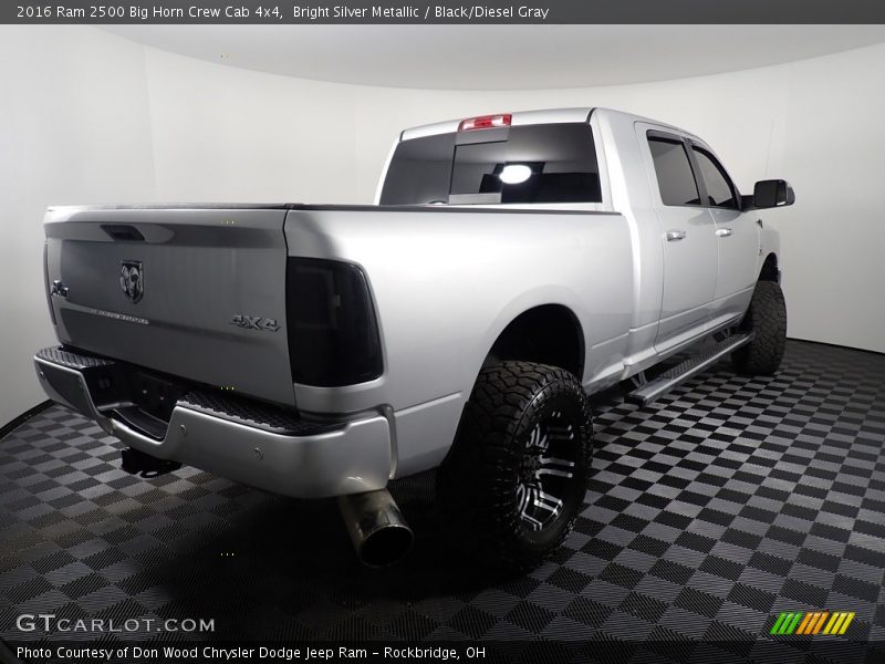 Bright Silver Metallic / Black/Diesel Gray 2016 Ram 2500 Big Horn Crew Cab 4x4