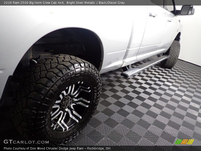 Bright Silver Metallic / Black/Diesel Gray 2016 Ram 2500 Big Horn Crew Cab 4x4