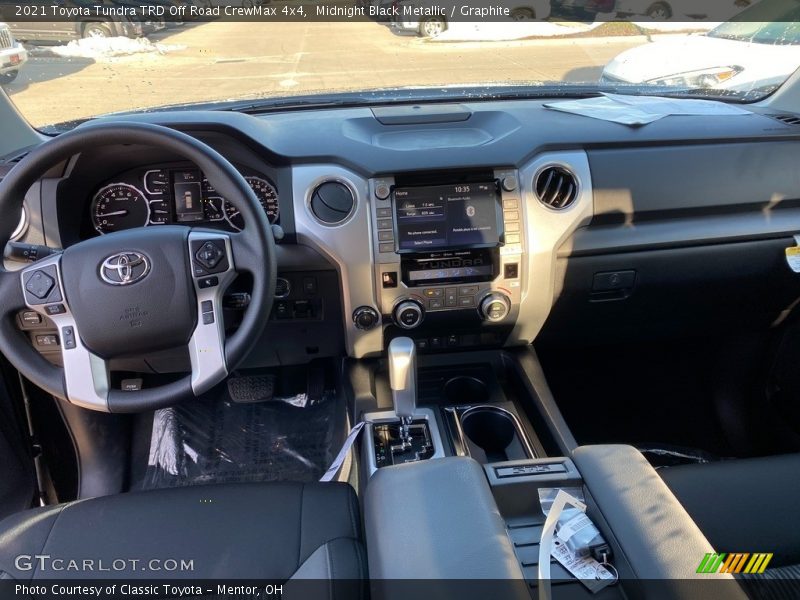 Midnight Black Metallic / Graphite 2021 Toyota Tundra TRD Off Road CrewMax 4x4
