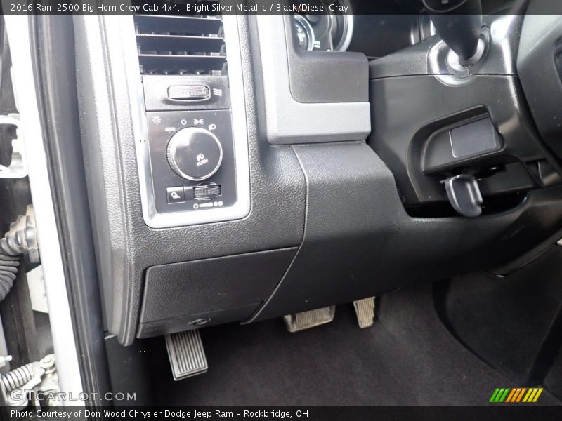 Controls of 2016 2500 Big Horn Crew Cab 4x4