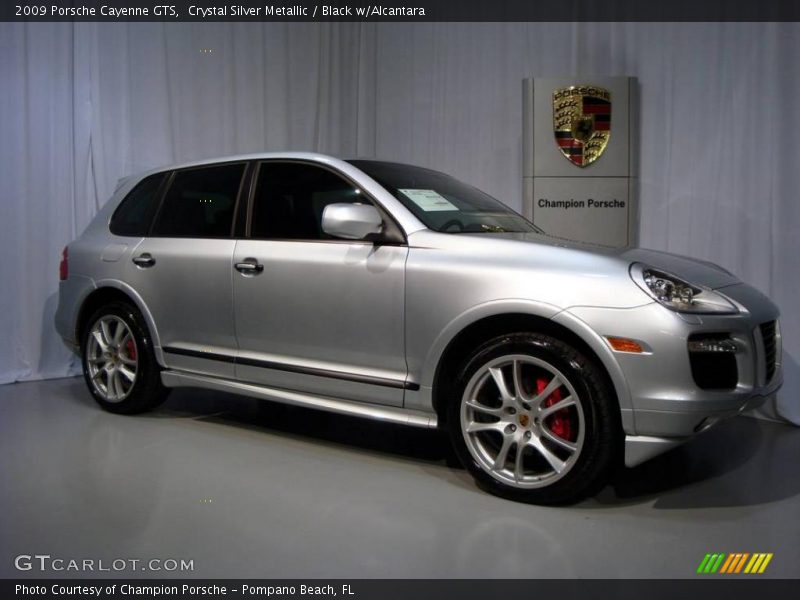 Crystal Silver Metallic / Black w/Alcantara 2009 Porsche Cayenne GTS