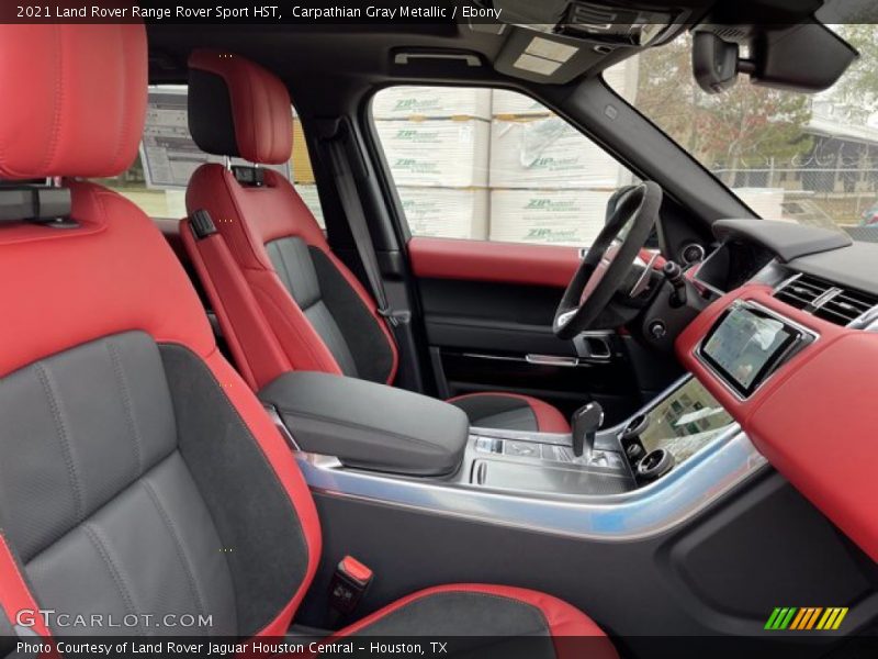 Front Seat of 2021 Range Rover Sport HST
