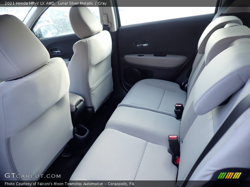 Lunar Silver Metallic / Gray 2021 Honda HR-V LX AWD