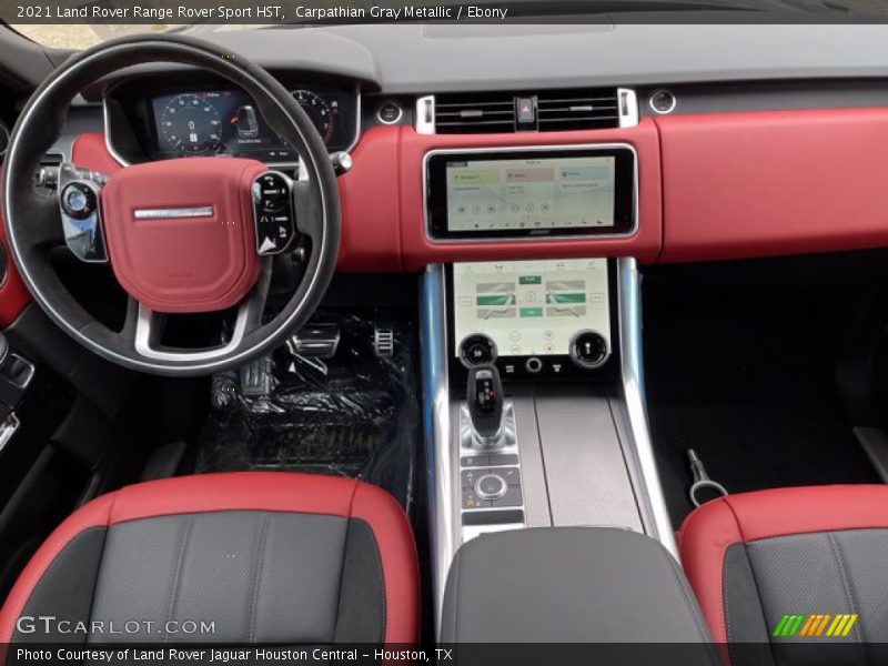Dashboard of 2021 Range Rover Sport HST