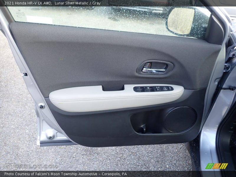 Lunar Silver Metallic / Gray 2021 Honda HR-V LX AWD