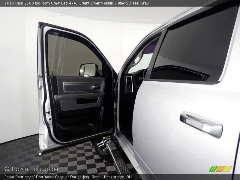 Bright Silver Metallic / Black/Diesel Gray 2016 Ram 2500 Big Horn Crew Cab 4x4