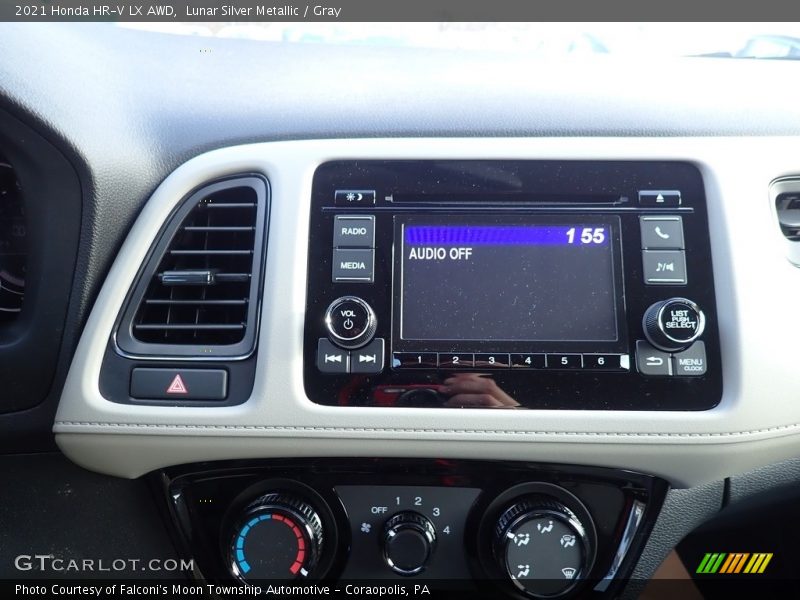 Lunar Silver Metallic / Gray 2021 Honda HR-V LX AWD