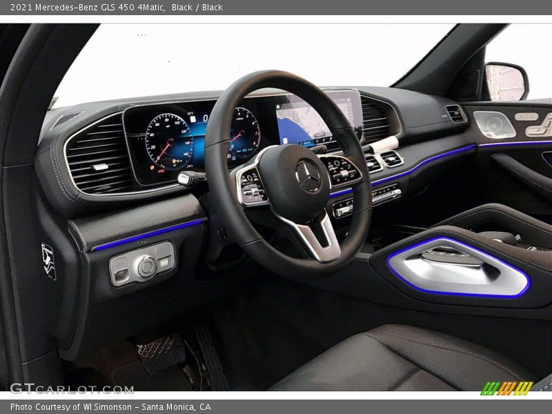 Black / Black 2021 Mercedes-Benz GLS 450 4Matic