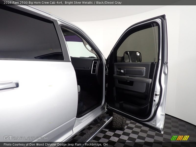 Bright Silver Metallic / Black/Diesel Gray 2016 Ram 2500 Big Horn Crew Cab 4x4
