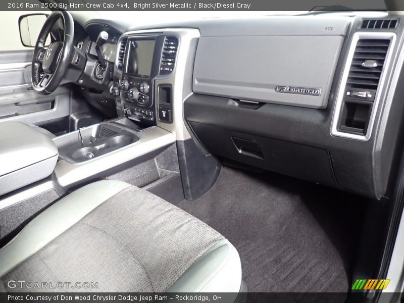 Dashboard of 2016 2500 Big Horn Crew Cab 4x4