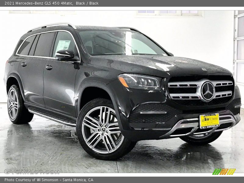 Black / Black 2021 Mercedes-Benz GLS 450 4Matic