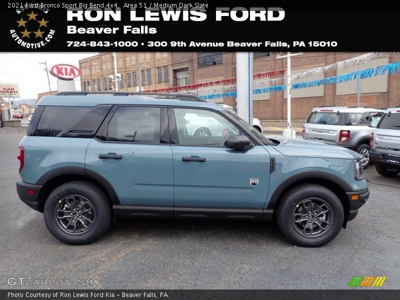 Area 51 / Medium Dark Slate 2021 Ford Bronco Sport Big Bend 4x4