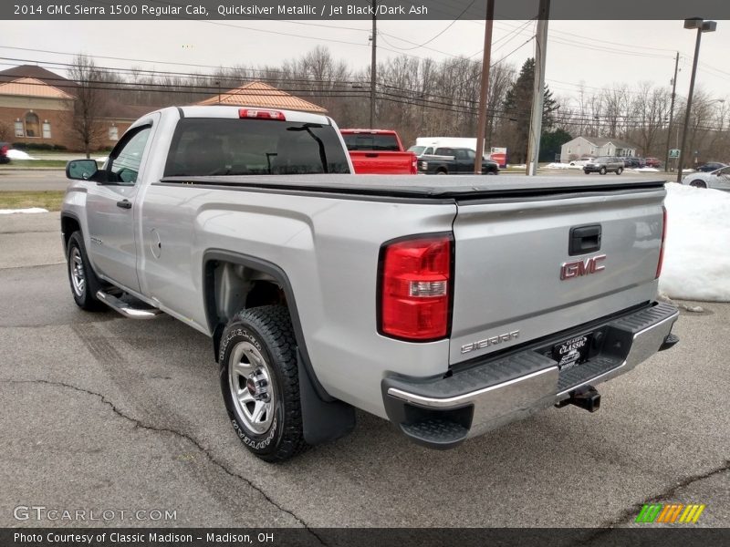 Quicksilver Metallic / Jet Black/Dark Ash 2014 GMC Sierra 1500 Regular Cab