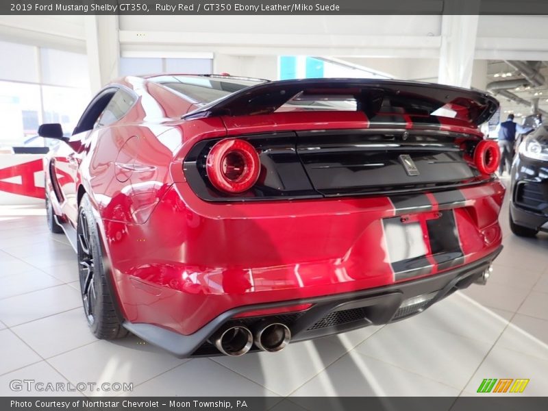 Ruby Red / GT350 Ebony Leather/Miko Suede 2019 Ford Mustang Shelby GT350