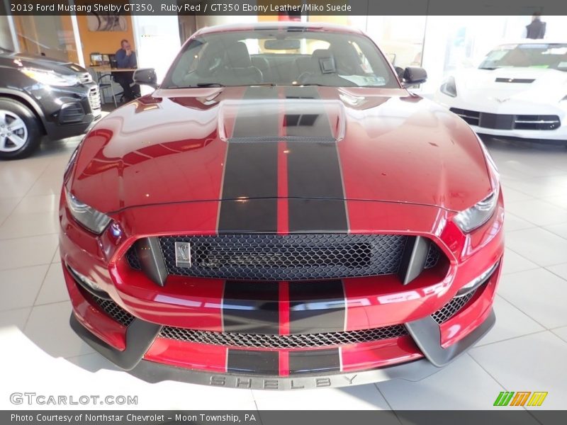 Ruby Red / GT350 Ebony Leather/Miko Suede 2019 Ford Mustang Shelby GT350