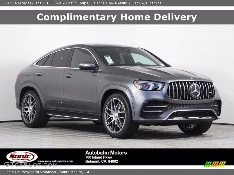 Selenite Grey Metallic / Black w/Dinamica 2021 Mercedes-Benz GLE 53 AMG 4Matic Coupe