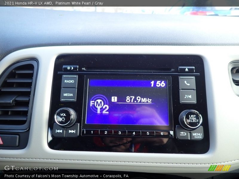 Platinum White Pearl / Gray 2021 Honda HR-V LX AWD