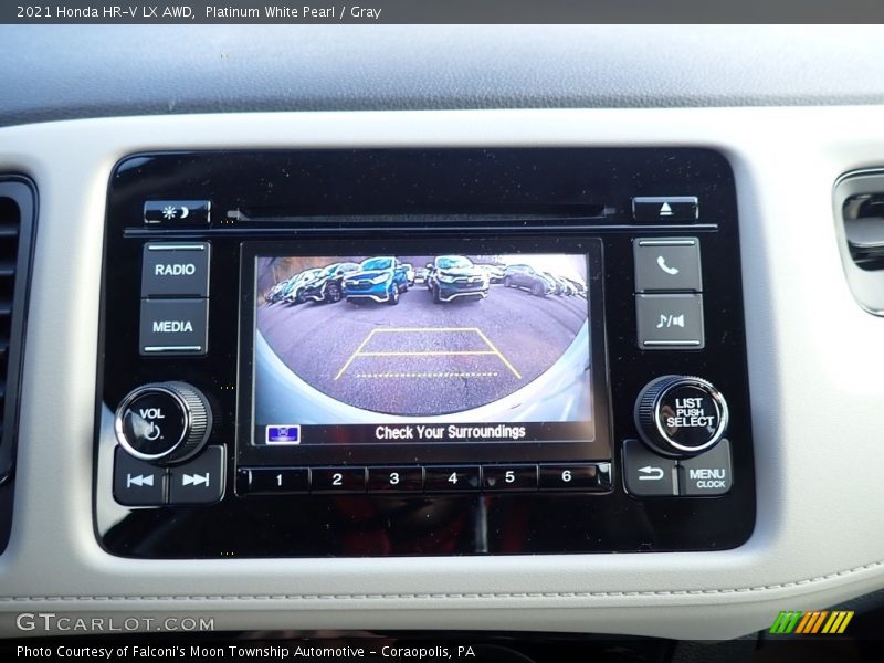 Platinum White Pearl / Gray 2021 Honda HR-V LX AWD