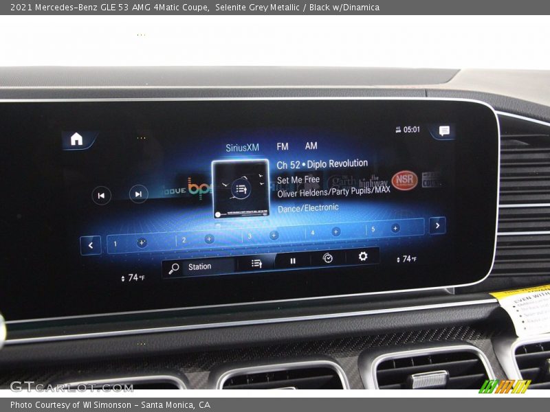 Selenite Grey Metallic / Black w/Dinamica 2021 Mercedes-Benz GLE 53 AMG 4Matic Coupe