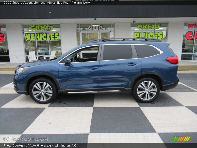 Abyss Blue Pearl / Warm Ivory 2019 Subaru Ascent Limited