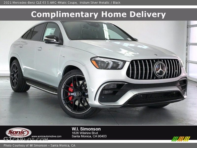 Iridium Silver Metallic / Black 2021 Mercedes-Benz GLE 63 S AMG 4Matic Coupe
