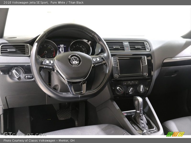 Dashboard of 2018 Jetta SE Sport