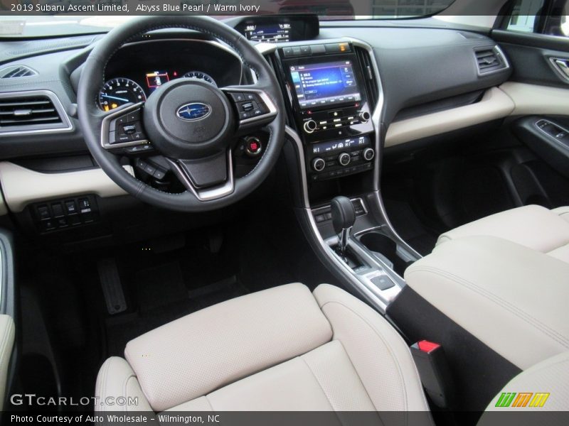 Abyss Blue Pearl / Warm Ivory 2019 Subaru Ascent Limited
