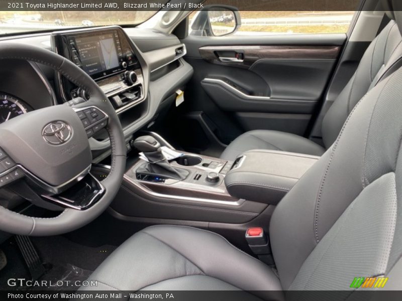 Blizzard White Pearl / Black 2021 Toyota Highlander Limited AWD