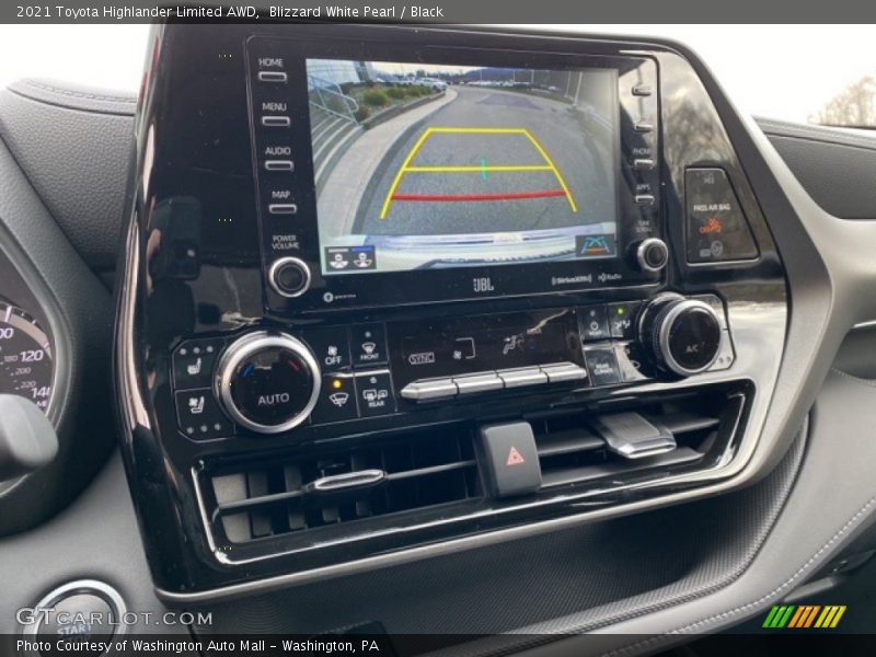 Blizzard White Pearl / Black 2021 Toyota Highlander Limited AWD