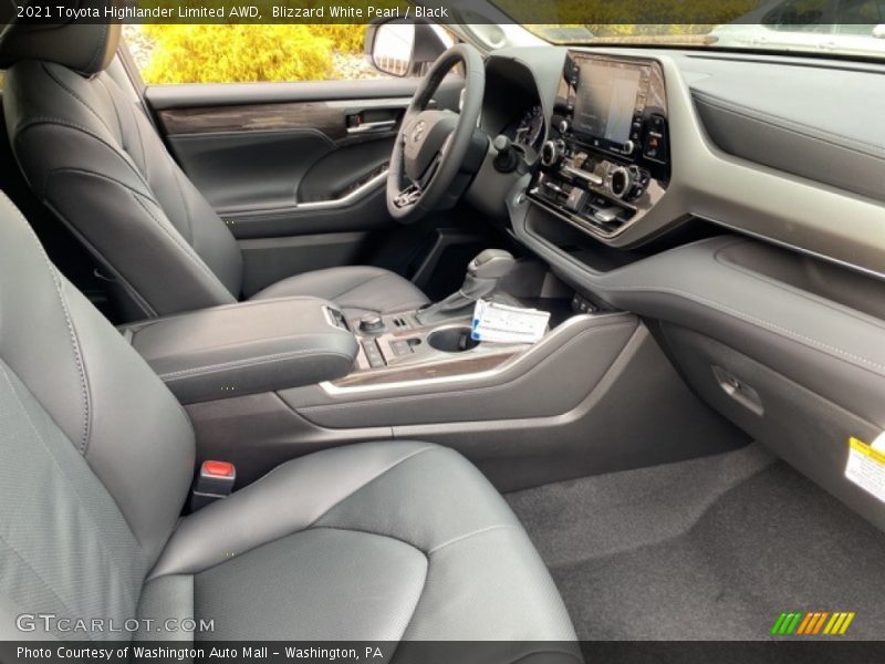 Blizzard White Pearl / Black 2021 Toyota Highlander Limited AWD