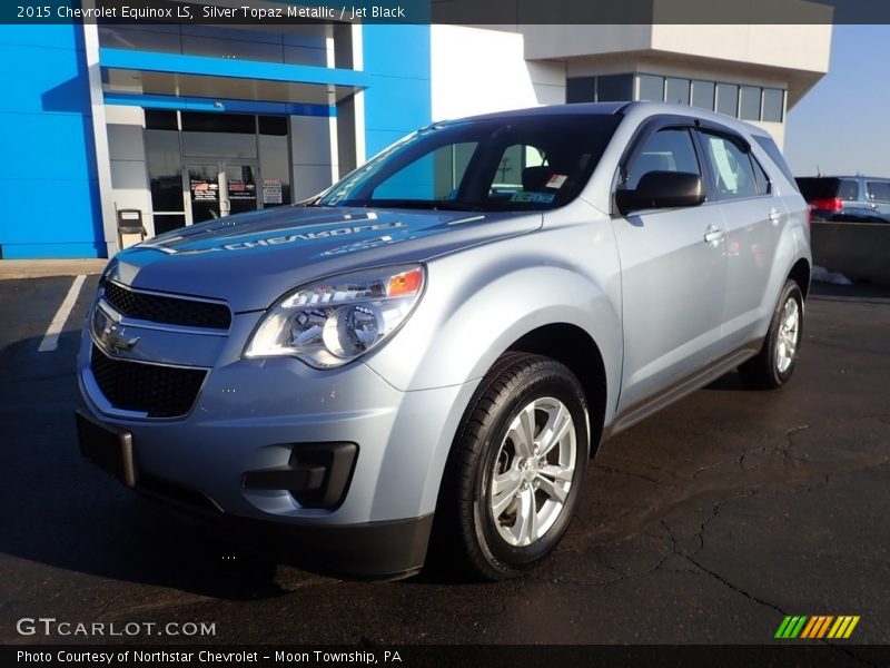 Silver Topaz Metallic / Jet Black 2015 Chevrolet Equinox LS
