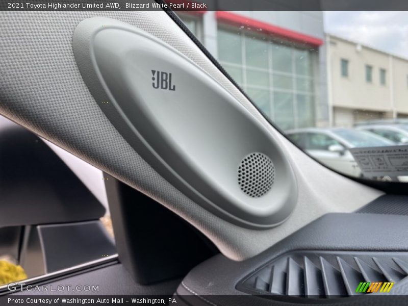 Blizzard White Pearl / Black 2021 Toyota Highlander Limited AWD