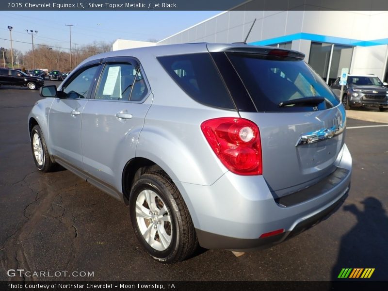 Silver Topaz Metallic / Jet Black 2015 Chevrolet Equinox LS