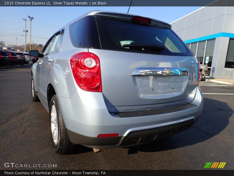 Silver Topaz Metallic / Jet Black 2015 Chevrolet Equinox LS