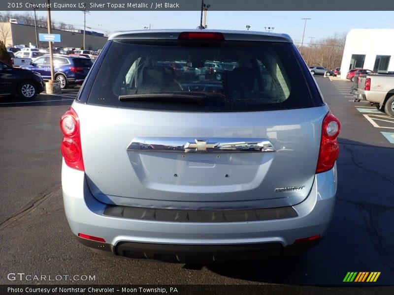 Silver Topaz Metallic / Jet Black 2015 Chevrolet Equinox LS