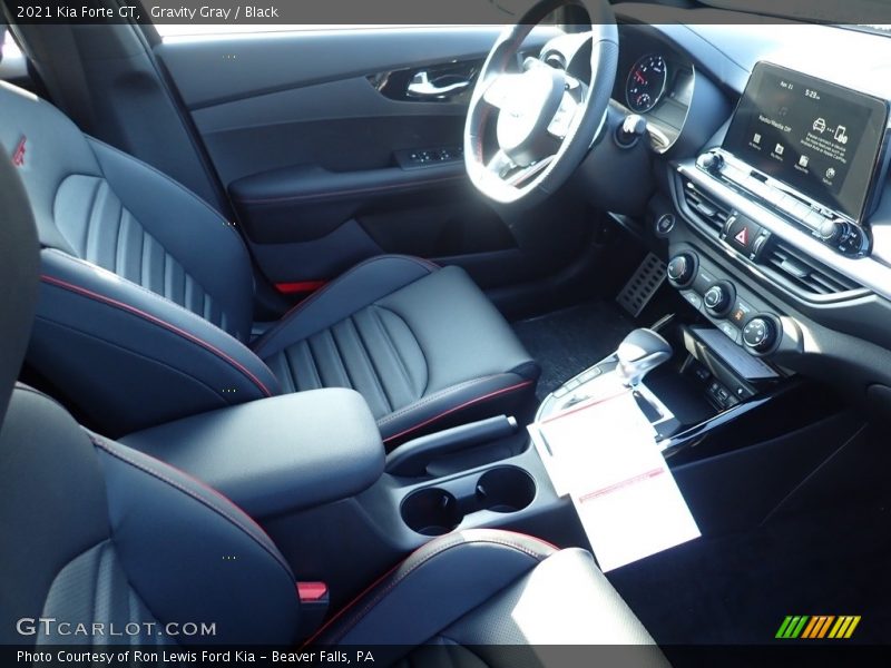 Gravity Gray / Black 2021 Kia Forte GT