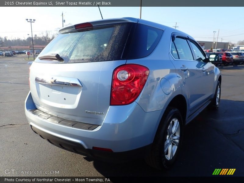 Silver Topaz Metallic / Jet Black 2015 Chevrolet Equinox LS