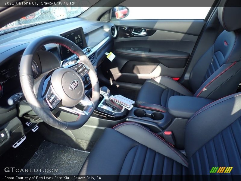 Gravity Gray / Black 2021 Kia Forte GT