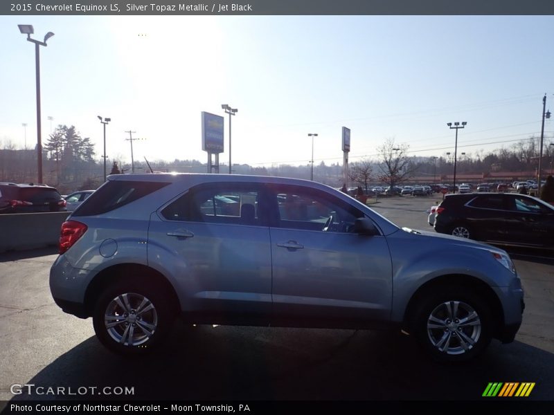 Silver Topaz Metallic / Jet Black 2015 Chevrolet Equinox LS