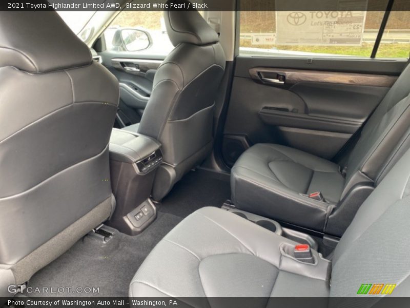 Blizzard White Pearl / Black 2021 Toyota Highlander Limited AWD