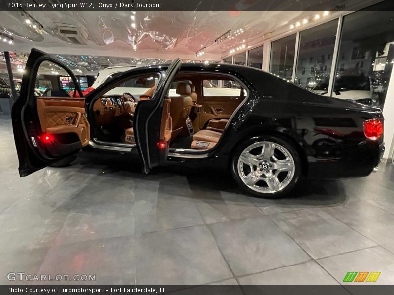 Onyx / Dark Bourbon 2015 Bentley Flying Spur W12