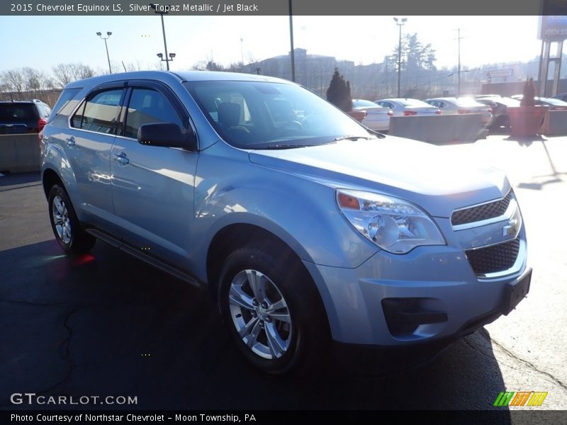 Silver Topaz Metallic / Jet Black 2015 Chevrolet Equinox LS