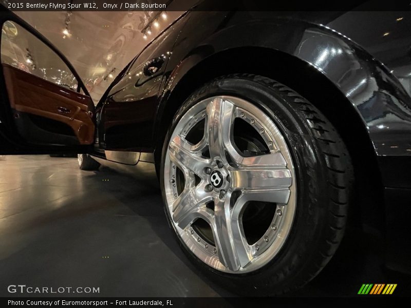 Onyx / Dark Bourbon 2015 Bentley Flying Spur W12