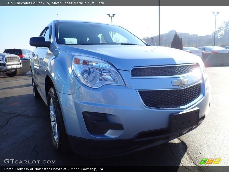 Silver Topaz Metallic / Jet Black 2015 Chevrolet Equinox LS