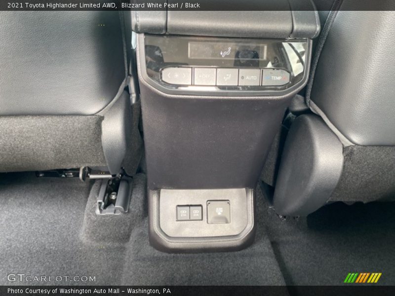 Blizzard White Pearl / Black 2021 Toyota Highlander Limited AWD