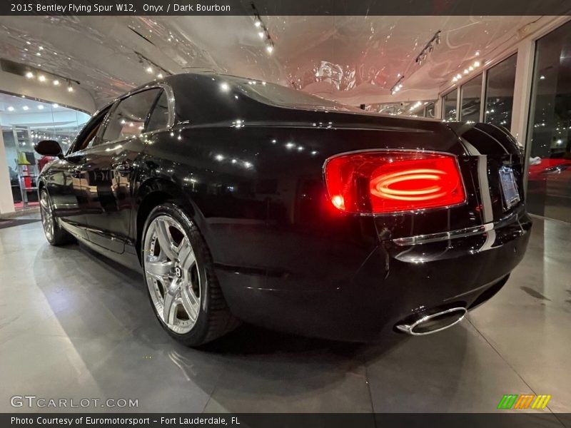 Onyx / Dark Bourbon 2015 Bentley Flying Spur W12