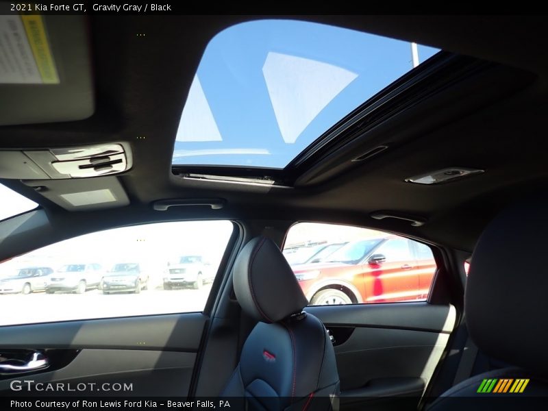 Gravity Gray / Black 2021 Kia Forte GT